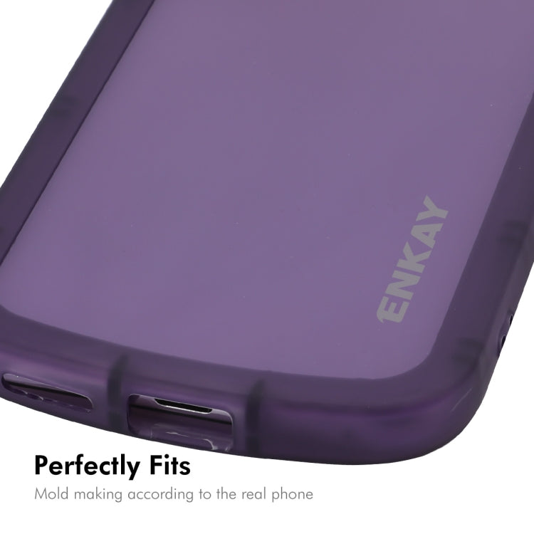 For Huawei Pura 70 ENKAY Hat-Prince Translucent Matte TPU Shockproof Phone Case(Black) - Huawei Cases by ENKAY | Online Shopping South Africa | PMC Jewellery | Buy Now Pay Later Mobicred