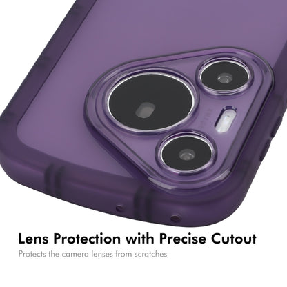 For Huawei Pura 70 ENKAY Hat-Prince Translucent Matte TPU Shockproof Phone Case(Purple) - Huawei Cases by ENKAY | Online Shopping South Africa | PMC Jewellery | Buy Now Pay Later Mobicred