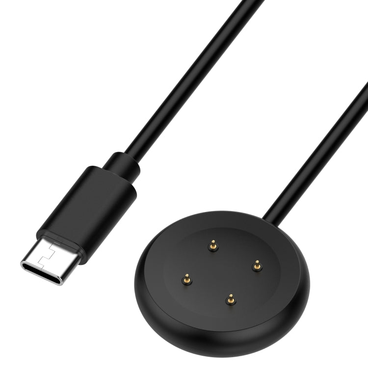 For Google Pixel Watch 3 41 / 45mm USB-C / Type-C Interface Smart Watch Charging Cable, Length: 1m(Black) - Other by PMC TechLife | Online Shopping South Africa | PMC TechLife | Buy Now Pay Later Mobicred