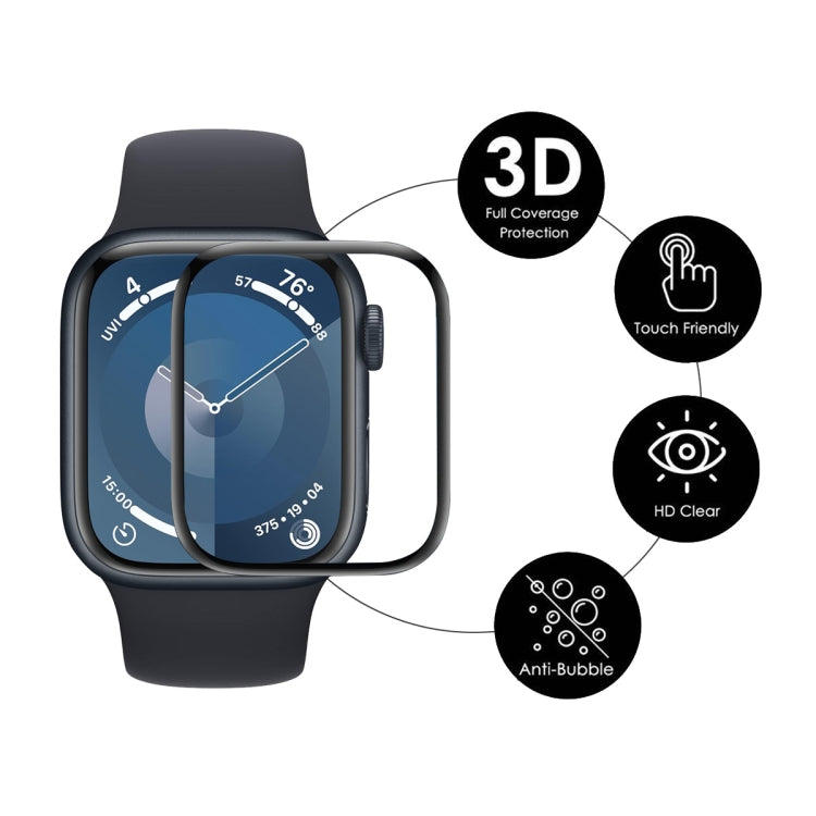 For Apple Watch Series 10 46mm 10pcs ENKAY 3D Full Coverage Soft PC Edge PMMA HD Screen Film - Screen Protector by ENKAY | Online Shopping South Africa | PMC TechLife | Buy Now Pay Later Mobicred