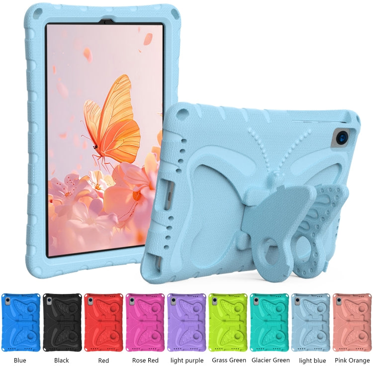 For Lenovo Tab M10 Plus TB-X606F 10.3 Butterfly Bracket EVA Shockproof Tablet Case(Light Blue) - Lenovo by PMC TechLife | Online Shopping South Africa | PMC TechLife | Buy Now Pay Later Mobicred