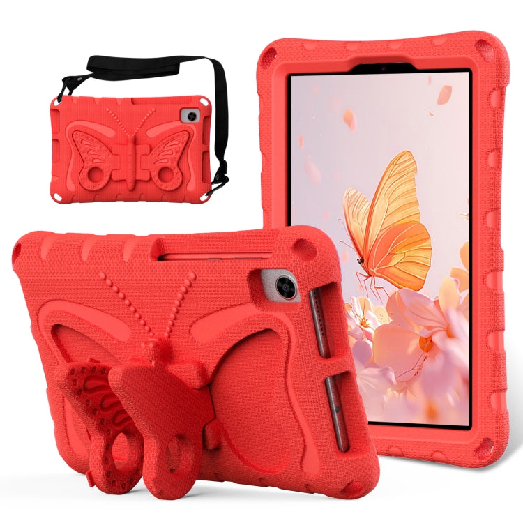 For Lenovo Tab M8 TB-8505F 8.0 / TB-8705N Butterfly Bracket EVA Shockproof Tablet Case(Red) - Lenovo by PMC TechLife | Online Shopping South Africa | PMC TechLife | Buy Now Pay Later Mobicred