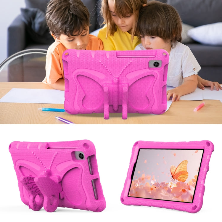 For Lenovo Tan M8 Gen4 8.0 2023 Butterfly Bracket EVA Shockproof Tablet Case(RoseRed) - free shipping - PMC TechLife - Order now!