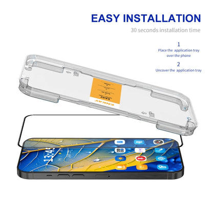 For Tecno Spark 30C ENKAY Easy Install High Alumina Silicon Full Glass Film - Tecno Tempered Glass by ENKAY | Online Shopping South Africa | PMC Jewellery | Buy Now Pay Later Mobicred