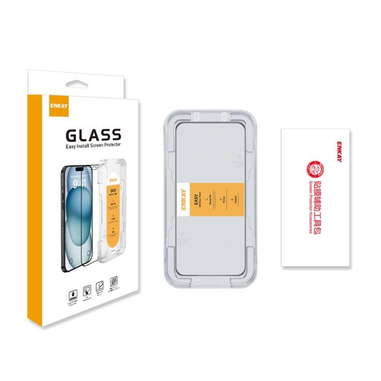 For Tecno Spark 30C ENKAY Easy Install High Alumina Silicon Full Glass Film - Tecno Tempered Glass by ENKAY | Online Shopping South Africa | PMC Jewellery | Buy Now Pay Later Mobicred