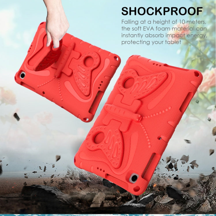 For Honor Pad X8 / X8 Lite 10.1 Butterfly Bracket EVA Shockproof Tablet Case(Red) - Honor by PMC TechLife | Online Shopping South Africa | PMC TechLife | Buy Now Pay Later Mobicred