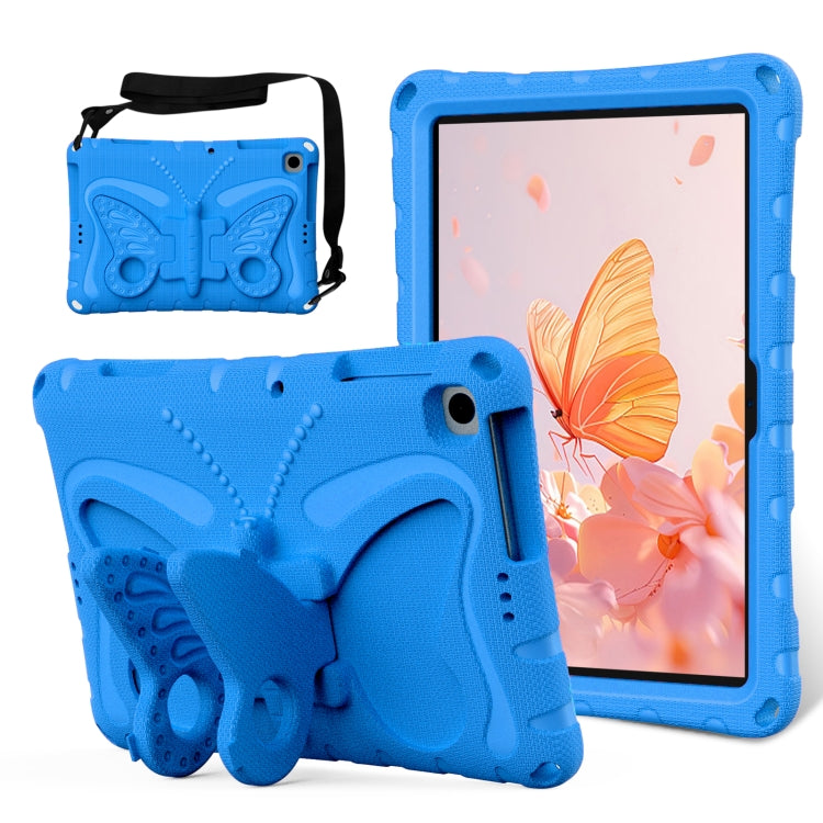 For Honor Pad X8 / X8 Lite 10.1 Butterfly Bracket EVA Shockproof Tablet Case(Blue) - Honor by PMC TechLife | Online Shopping South Africa | PMC TechLife | Buy Now Pay Later Mobicred