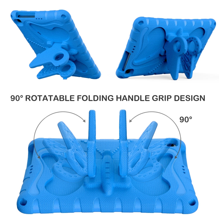 For Honor Pad X8 / X8 Lite 10.1 Butterfly Bracket EVA Shockproof Tablet Case(Blue) - Honor by PMC TechLife | Online Shopping South Africa | PMC TechLife | Buy Now Pay Later Mobicred