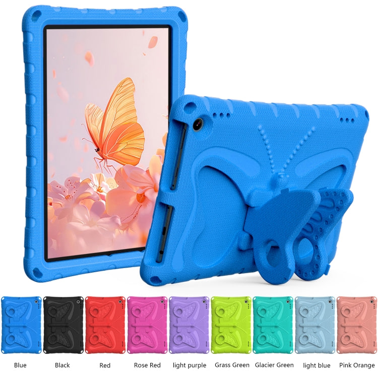 For Amazon Kindle Fire Max 11 2023 Butterfly Bracket EVA Shockproof Tablet Case(Blue) - Amazon by PMC TechLife | Online Shopping South Africa | PMC TechLife | Buy Now Pay Later Mobicred