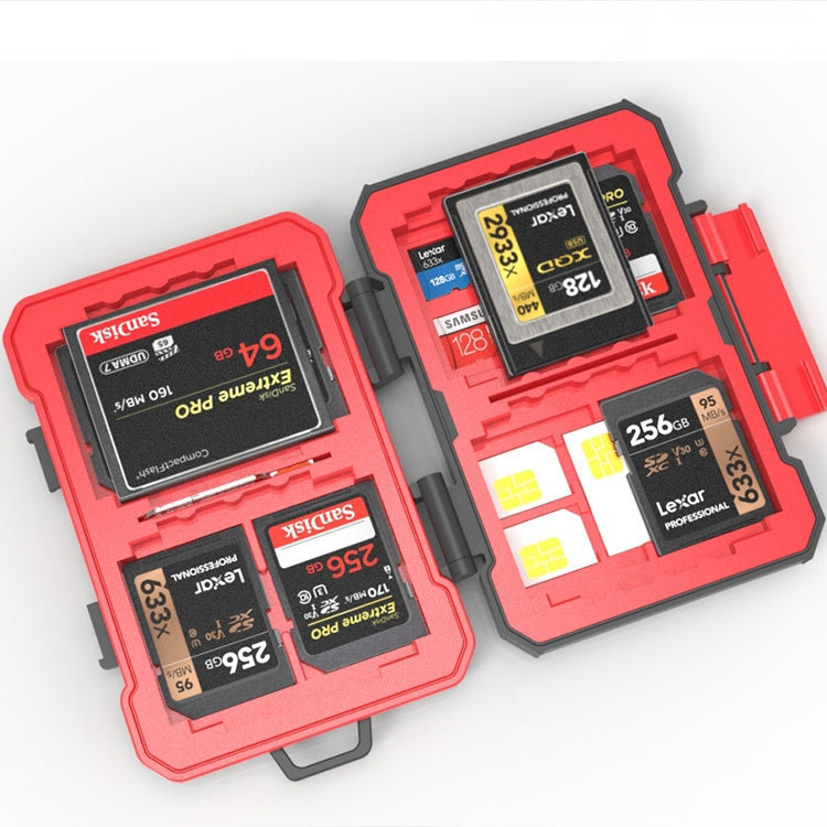 Desiontal SD / TF / XQD / CF / SIM / TF Storage Card Memory Card Organizer Outdoor Portable Waterproof Box - Card Case by PMC Jewellery | Online Shopping South Africa | PMC Jewellery | Buy Now Pay Later Mobicred