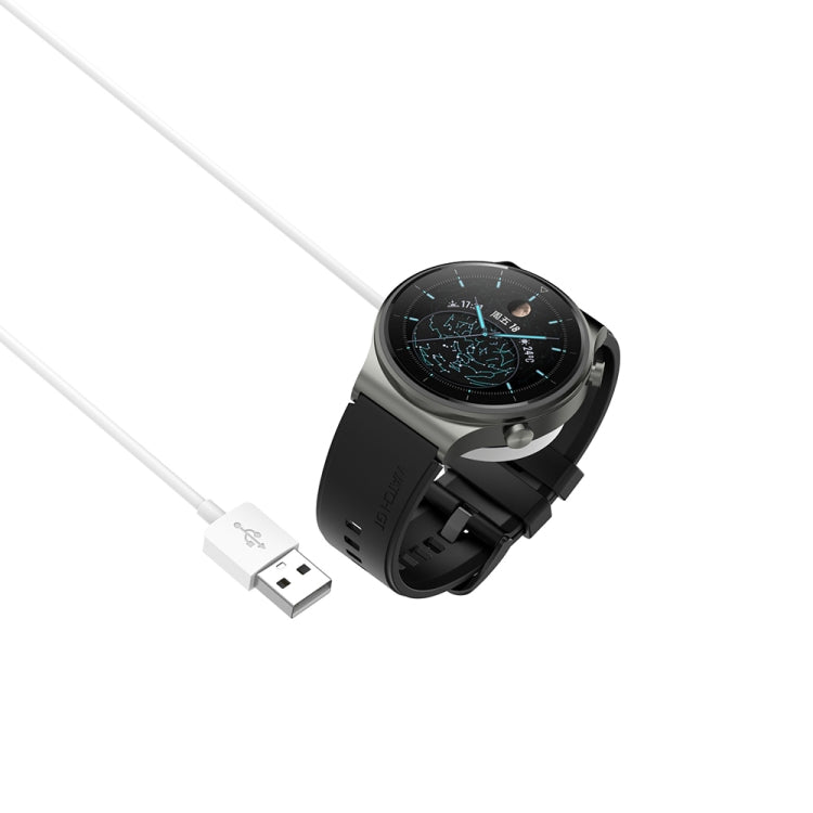 For Huawei Watch GT5 Pro 46mm USB Interface Integrated Smart Watch Charging Cable, Length: 1m(White) - free shipping - PMC TechLife - Order now!