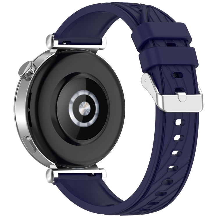 For Huawei Watch GT 5 Pro 46mm Line Texture Quick Release Silicone Watch Band(Original Blue) - Watch Bands by PMC TechLife | Online Shopping South Africa | PMC TechLife | Buy Now Pay Later Mobicred