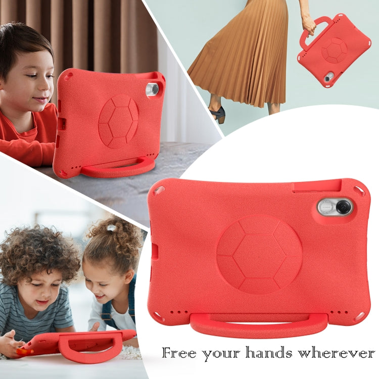 For Honor Pad X9 Handle Football Shaped EVA Shockproof Tablet Case(Red) - Honor by PMC TechLife | Online Shopping South Africa | PMC TechLife | Buy Now Pay Later Mobicred