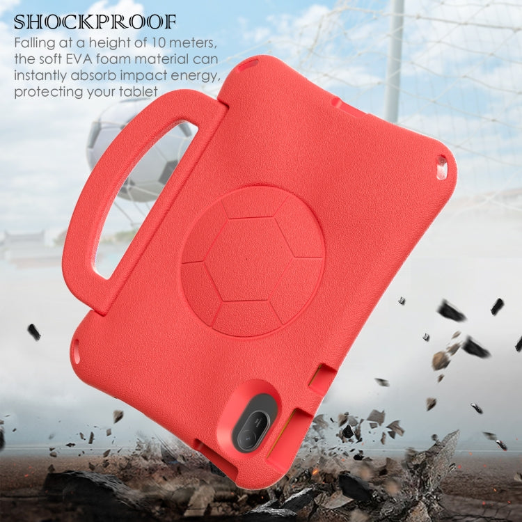 For Honor Pad V7 11 2021 Handle Football Shaped EVA Shockproof Tablet Case(Red) - Honor by PMC TechLife | Online Shopping South Africa | PMC TechLife | Buy Now Pay Later Mobicred