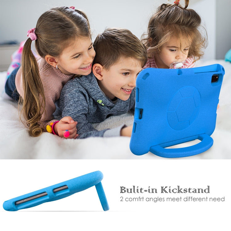 For Huawei MatePad SE 10.4 2022 / 2023 Handle Football Shaped EVA Shockproof Tablet Case(Blue) - Huawei by PMC TechLife | Online Shopping South Africa | PMC TechLife | Buy Now Pay Later Mobicred