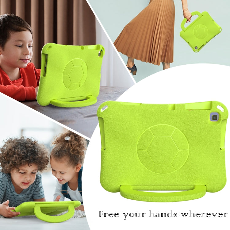 For Huawei MatePad SE 10.1 2022 Handle Football Shaped EVA Shockproof Tablet Case(Grass Green) - Huawei by PMC TechLife | Online Shopping South Africa | PMC TechLife | Buy Now Pay Later Mobicred