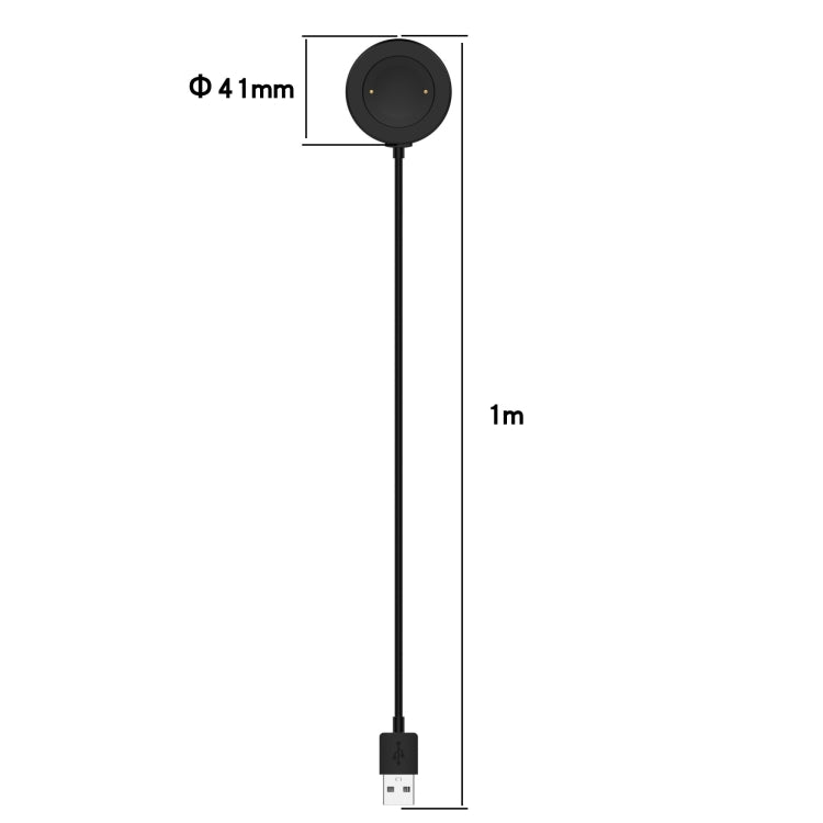 For Honor Watch 5 USB Port Integrated Magnetic Watch Charging Cable(Black) - Charger by PMC TechLife | Online Shopping South Africa | PMC TechLife | Buy Now Pay Later Mobicred