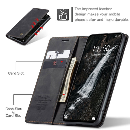 For Redmi Note 14 5G CaseMe 013 Multifunctional Horizontal Flip Leather Phone Case(Black) - Note 14 Cases by CaseMe | Online Shopping South Africa | PMC Jewellery | Buy Now Pay Later Mobicred