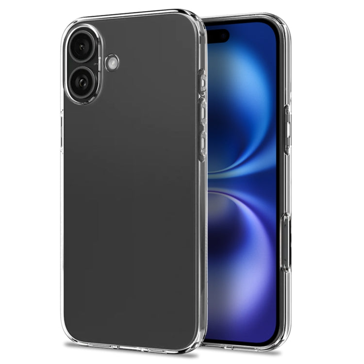 For iPhone 16 Plus NORTHJO 4 in 1 TPU Phone Case with Screen Film and Lens Film and Camera Control Button Cover(Clear) - iPhone 16 Plus Cases by NORTHJO | Online Shopping South Africa | PMC Jewellery | Buy Now Pay Later Mobicred