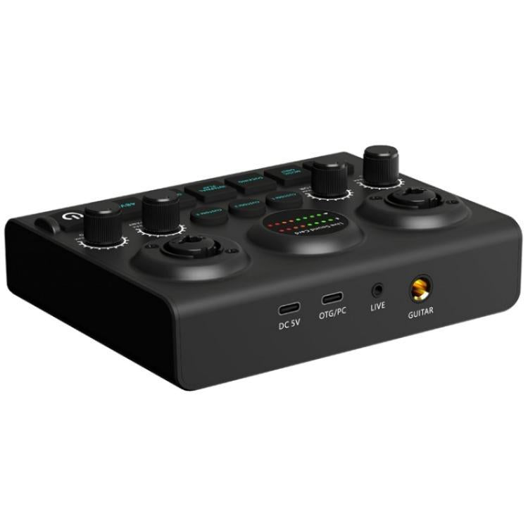 F10 48V Live Streaming Sound Card Audio Mixer Phantom Power Mixer - Live Sound Effects Processors by PMC Jewellery | Online Shopping South Africa | PMC Jewellery | Buy Now Pay Later Mobicred