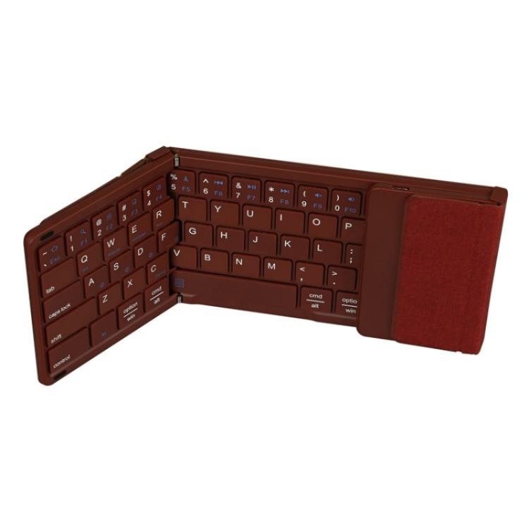 B077T Portable Foldable Wireless Bluetooth Keyboard With Touchpad - Wireless Keyboard by PMC TechLife | Online Shopping South Africa | PMC TechLife | Buy Now Pay Later Mobicred
