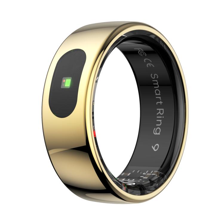 R08 SIZE 9 Smart Ring, Support Heart Rate / Blood Oxygen / Sleep / Multiple Sports Modes(Gold) - free shipping - PMC TechLife - Order now!