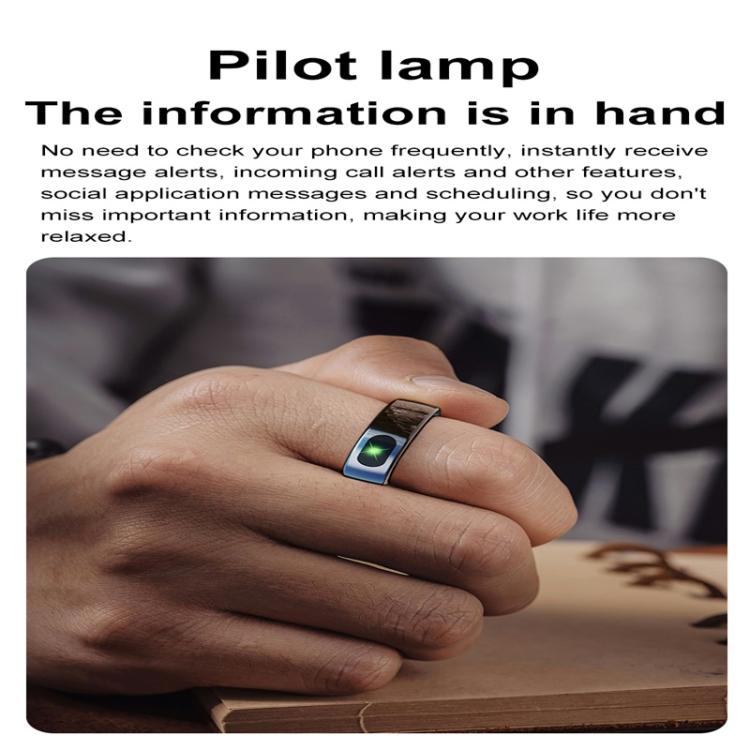 R08 SIZE 12 Smart Ring, Support Heart Rate / Blood Oxygen / Sleep / Multiple Sports Modes(Silver) - free shipping - PMC TechLife - Order now!