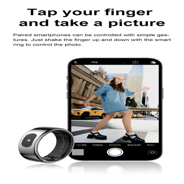 R08 SIZE 12 Smart Ring, Support Heart Rate / Blood Oxygen / Sleep / Multiple Sports Modes(Silver) - free shipping - PMC TechLife - Order now!