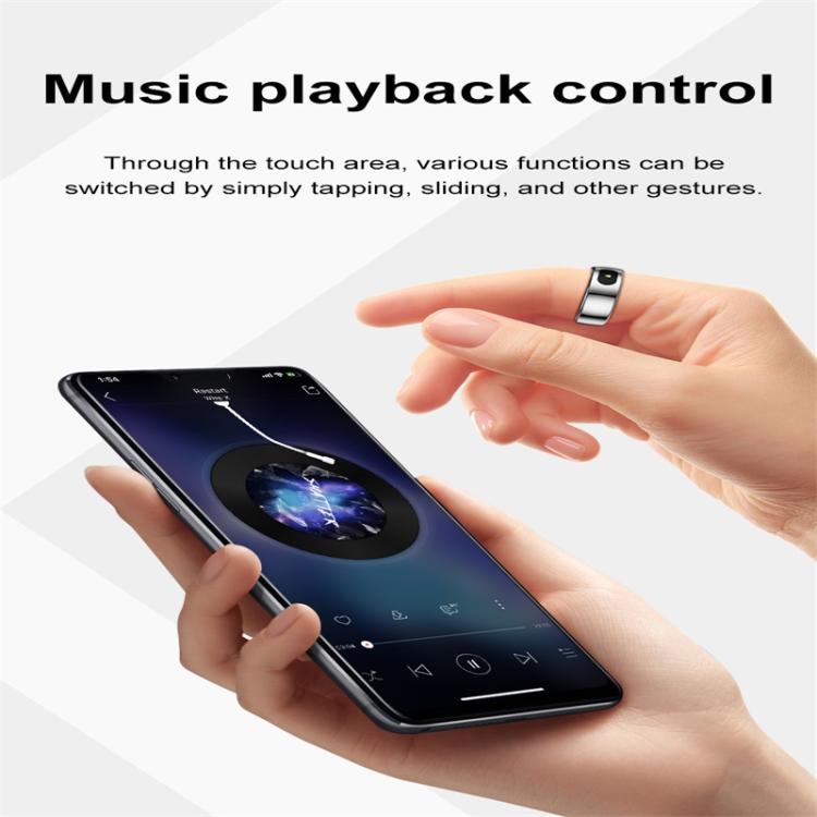 R08 SIZE 12 Smart Ring, Support Heart Rate / Blood Oxygen / Sleep / Multiple Sports Modes(Silver) - free shipping - PMC TechLife - Order now!