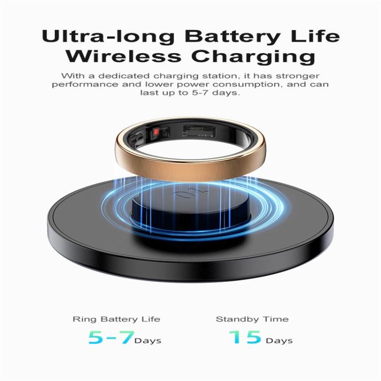 R10 SIZE 9 Smart Ring, Support Heart Rate / Blood Oxygen / Sleep / Multiple Sports Modes(Rose Gold) - free shipping - PMC TechLife - Order now!