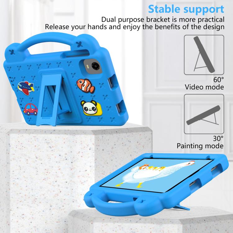 For Alldocube iPlay 60 Mini Pro Handle Kickstand Children EVA Shockproof Tablet Case(Sky Blue) - CUBE by PMC TechLife | Online Shopping South Africa | PMC TechLife | Buy Now Pay Later Mobicred