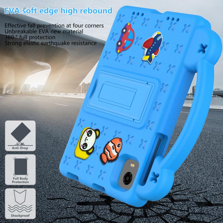 For Alldocube iPlay 60 Mini Pro Handle Kickstand Children EVA Shockproof Tablet Case(Sky Blue) - CUBE by PMC TechLife | Online Shopping South Africa | PMC TechLife | Buy Now Pay Later Mobicred