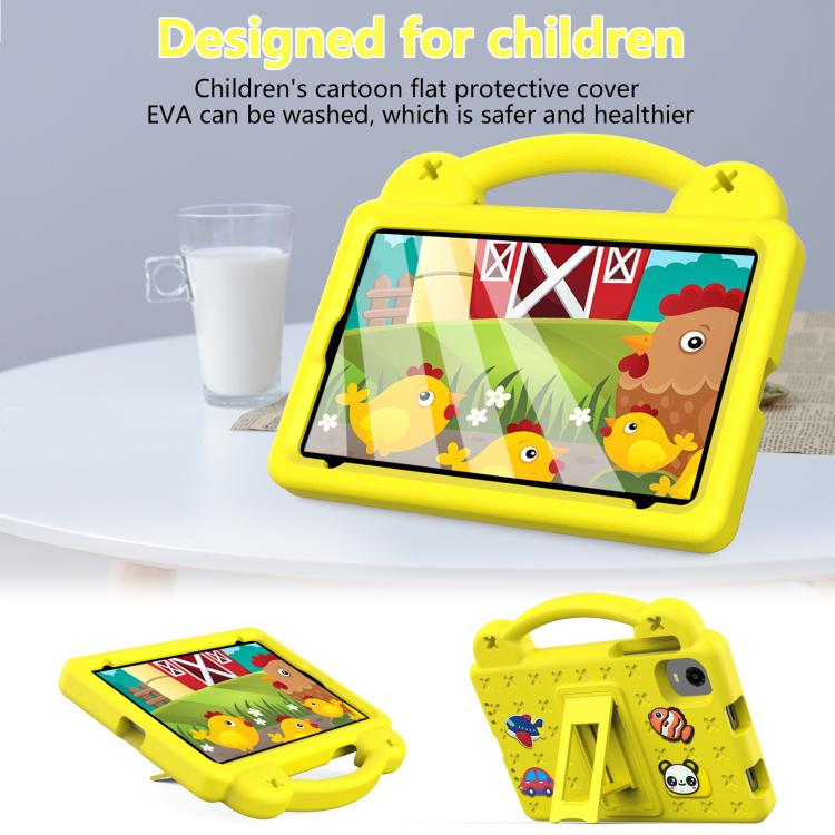 For Alldocube iPlay 60 Mini Pro Handle Kickstand Children EVA Shockproof Tablet Case(Yellow) - CUBE by PMC TechLife | Online Shopping South Africa | PMC TechLife | Buy Now Pay Later Mobicred