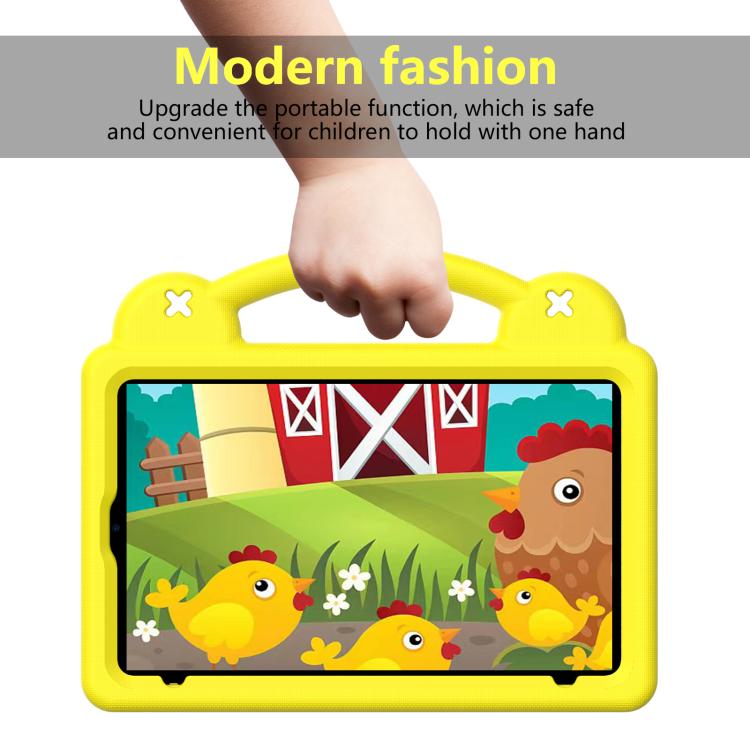 For Alldocube iPlay Mini 2 2024 Handle Kickstand Children EVA Shockproof Tablet Case(Yellow) - CUBE by PMC TechLife | Online Shopping South Africa | PMC TechLife | Buy Now Pay Later Mobicred