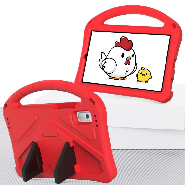For NEC Lavie Tab T9 9 inch 2024 EVA Shockproof Tablet Case with Holder(Red) - Others by PMC TechLife | Online Shopping South Africa | PMC TechLife | Buy Now Pay Later Mobicred