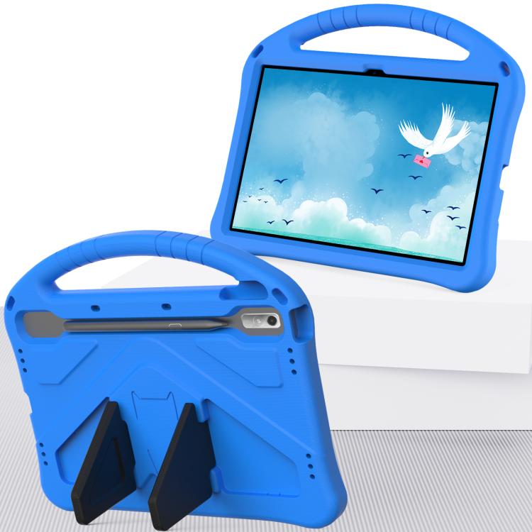 For NEC Lavie Tab T11 T1195  EVA Shockproof Tablet Case with Holder(Blue) - Others by PMC TechLife | Online Shopping South Africa | PMC TechLife | Buy Now Pay Later Mobicred