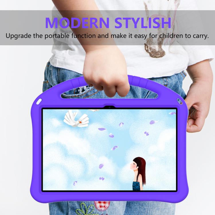 For NEC Lavie Tab T11 T1195  EVA Shockproof Tablet Case with Holder(Purple) - Others by PMC TechLife | Online Shopping South Africa | PMC TechLife | Buy Now Pay Later Mobicred