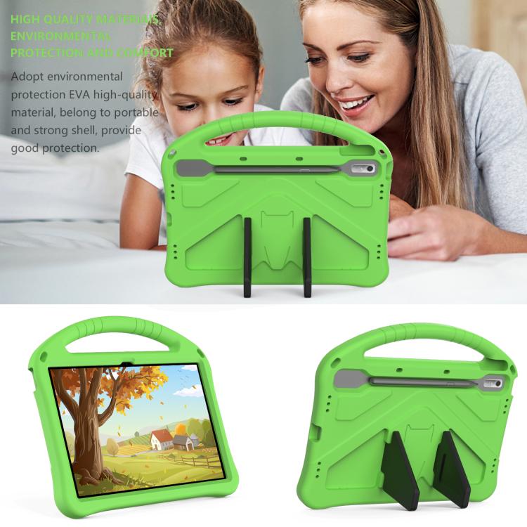 For NEC Lavie Tab T11 T1195  EVA Shockproof Tablet Case with Holder(Green) - Others by PMC TechLife | Online Shopping South Africa | PMC TechLife | Buy Now Pay Later Mobicred