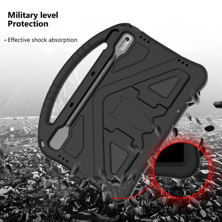 For NEC Lavie Tab T11  T1175FAS EVA Shockproof Tablet Case with Holder(Black) - Others by PMC TechLife | Online Shopping South Africa | PMC TechLife | Buy Now Pay Later Mobicred