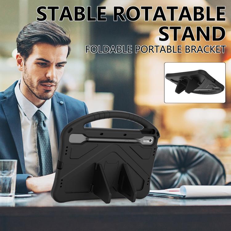 For NEC Lavie Tab T11  T1175FAS EVA Shockproof Tablet Case with Holder(Black) - Others by PMC TechLife | Online Shopping South Africa | PMC TechLife | Buy Now Pay Later Mobicred