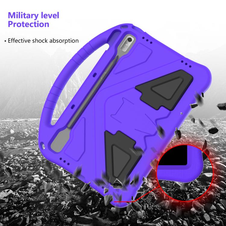 For NEC Lavie Tab T11  T1175FAS EVA Shockproof Tablet Case with Holder(Purple) - Others by PMC TechLife | Online Shopping South Africa | PMC TechLife | Buy Now Pay Later Mobicred