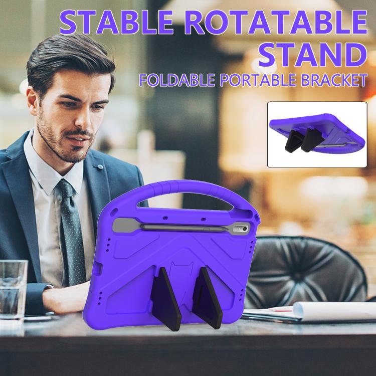 For NEC Lavie Tab T11  T1175FAS EVA Shockproof Tablet Case with Holder(Purple) - Others by PMC TechLife | Online Shopping South Africa | PMC TechLife | Buy Now Pay Later Mobicred