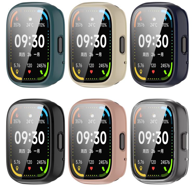 For Lexin Watch 3 Tempered Film Integrated PC Watch Protective Case(Black) - Watch Case by PMC TechLife | Online Shopping South Africa | PMC TechLife | Buy Now Pay Later Mobicred