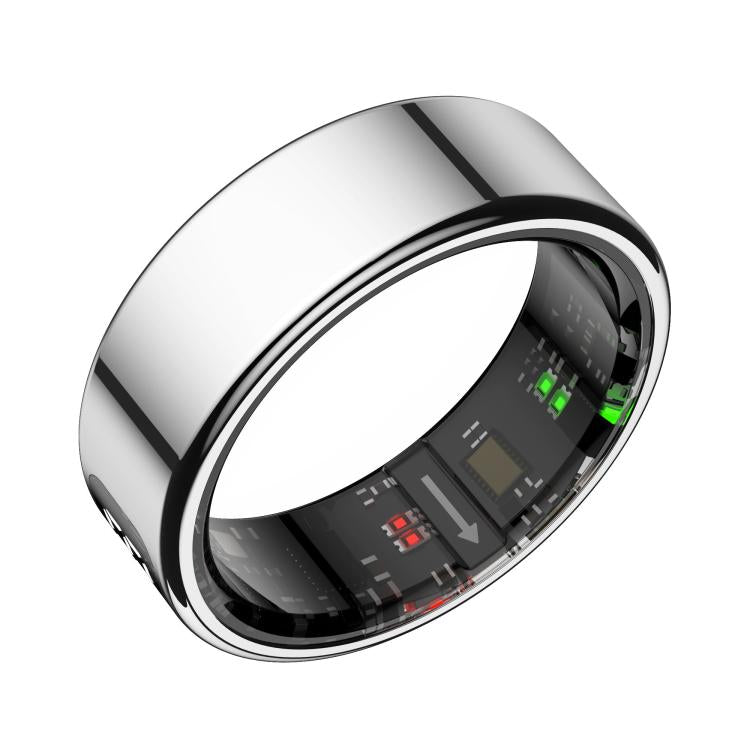 R11 SIZE 8 Smart Ring, Support Heart Rate / Blood Oxygen / Sleep / Multiple Sports Modes(Silver) - free shipping - PMC TechLife - Order now!