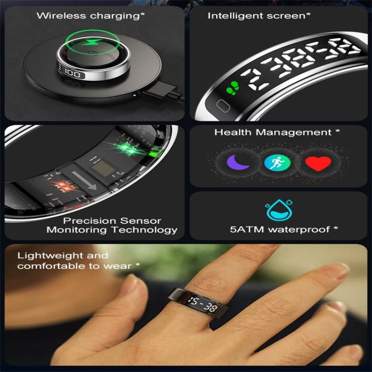 R11 SIZE 10 Smart Ring, Support Heart Rate / Blood Oxygen / Sleep / Multiple Sports Modes(Rose Gold) - free shipping - PMC TechLife - Order now!