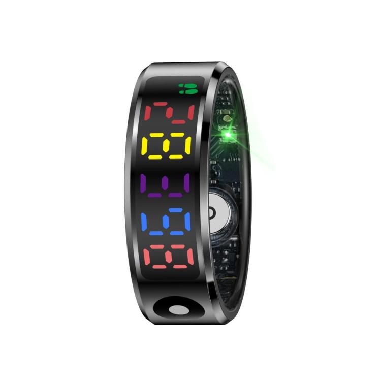 R12 SIZE 10 Smart Ring, Support Heart Rate / Blood Oxygen / Sleep / Multiple Sports Modes(Black) - free shipping - PMC TechLife - Order now!