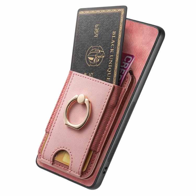 For Google Pixel 9a Retro Splitable Magnetic Stand Card Bag Leather Phone Case(Pink) - Google Cases by PMC TechLife | Online Shopping South Africa | PMC TechLife | Buy Now Pay Later Mobicred