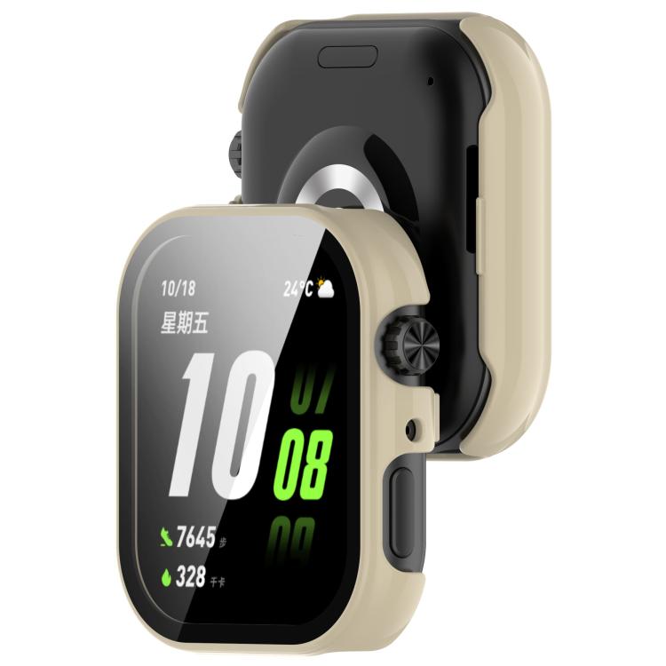 For Honor ROSSINI 2i Tempered Film Integrated PC Watch Protective Case(Ivory White) - Watch Cases by PMC TechLife | Online Shopping South Africa | PMC TechLife | Buy Now Pay Later Mobicred