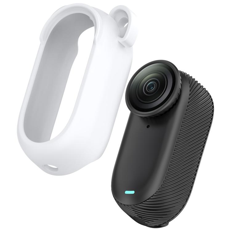 For Insta 360 Go 2 Solid Color Silicone Protective Case(White) - free shipping - PMC TechLife - Order now!