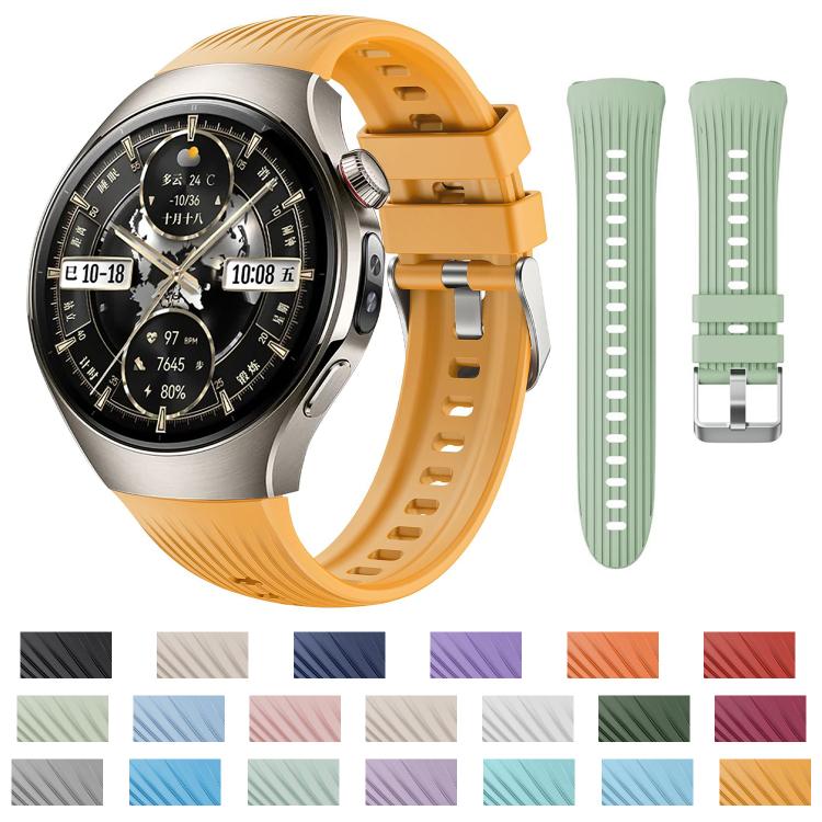 For Huawei Watch 5 42mm Vertical Silicone Watch Band(Lilac) - free shipping - PMC TechLife - Order now!